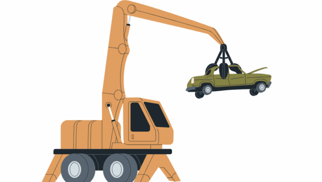 pick up scrap car